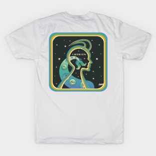 Capricorn 70s style art T-Shirt